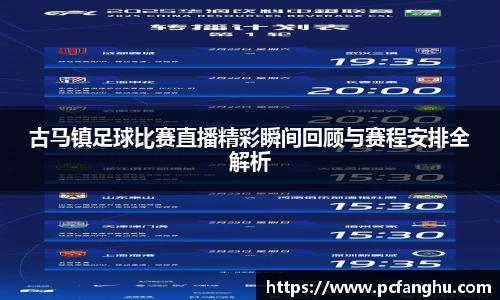 古马镇足球比赛直播精彩瞬间回顾与赛程安排全解析